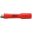 KS-TOOLS 3/8" Verlängerung mit Schutzisolierung und Schraubenarretierung, 250mm