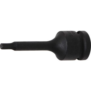 BGS technic Kraft-Bit-Einsatz | Antrieb Innenvierkant 12,5 mm (1/2") | Innensechskant 5 mm