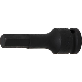 BGS technic Kraft-Bit-Einsatz | Antrieb Innenvierkant 12,5 mm (1/2") | Innensechskant 12 mm