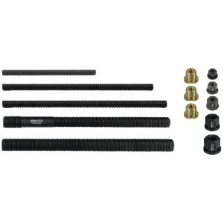 KS-TOOLS Zugstangen-, Kragenmutter-, Adapter-Satz, 13-tlg.