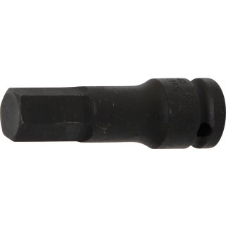 BGS technic Kraft-Bit-Einsatz | Antrieb Innenvierkant 12,5 mm (1/2") | Innensechskant 17 mm