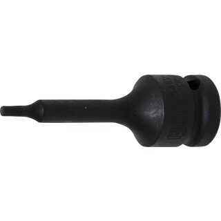 BGS technic Kraft-Bit-Einsatz | Antrieb Innenvierkant 12,5 mm (1/2") | Innenvielzahn (für XZN) M4