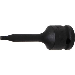 BGS technic Kraft-Bit-Einsatz | Antrieb Innenvierkant 12,5 mm (1/2") | Innenvielzahn (für XZN) M5