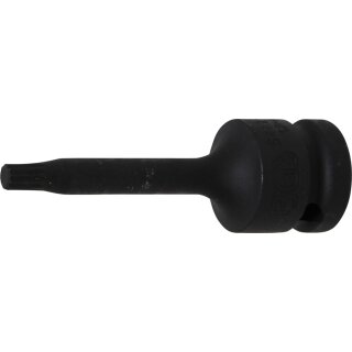 BGS technic Kraft-Bit-Einsatz | Antrieb Innenvierkant 12,5 mm (1/2") | Innenvielzahn (für XZN) M6