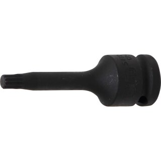 BGS technic Kraft-Bit-Einsatz | Antrieb Innenvierkant 12,5 mm (1/2") | Innenvielzahn (für XZN) M8