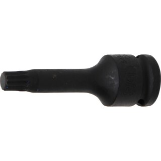 BGS technic Kraft-Bit-Einsatz | Antrieb Innenvierkant 12,5 mm (1/2") | Innenvielzahn (für XZN) M10