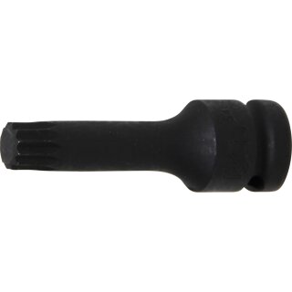 BGS technic Kraft-Bit-Einsatz | Antrieb Innenvierkant 12,5 mm (1/2") | Innenvielzahn (für XZN) M14