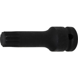 BGS technic Kraft-Bit-Einsatz | Antrieb Innenvierkant 12,5 mm (1/2") | Innenvielzahn (für XZN) M16