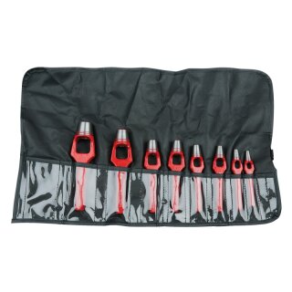 KS-TOOLS Henkellocheisen-Satz, 8-tlg.