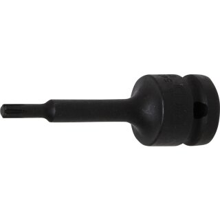 BGS technic Kraft-Bit-Einsatz | Antrieb Innenvierkant 12,5 mm (1/2") | Keil-Profil (für RIBE) M5