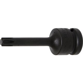 BGS technic Kraft-Bit-Einsatz | Antrieb Innenvierkant 12,5 mm (1/2") | Keil-Profil (für RIBE) M8