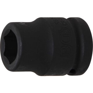 BGS technic Kraft-Steckschlüssel-Einsatz Sechskant | Antrieb Innenvierkant 20 mm (3/4") | SW 19 mm