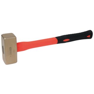 KS-TOOLS BRONZEplus Fäustel 2500 g, mit Fiberglasstiel