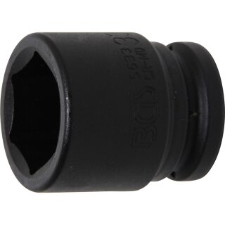 BGS technic Kraft-Steckschlüssel-Einsatz Sechskant | Antrieb Innenvierkant 20 mm (3/4") | SW 33 mm