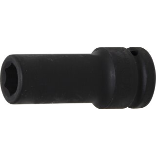 BGS technic Kraft-Steckschlüssel-Einsatz Sechskant, tief | Antrieb Innenvierkant 20 mm (3/4") | SW 17 mm