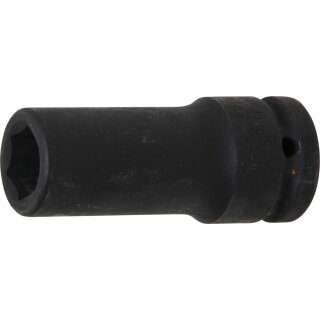 BGS technic Kraft-Steckschlüssel-Einsatz Sechskant, tief | Antrieb Innenvierkant 20 mm (3/4") | SW 19 mm
