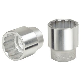 KS-TOOLS 1" 12-kant-Stecknuss, kurz, 80 mm