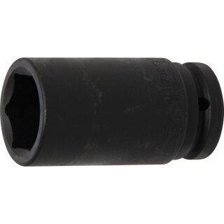 BGS technic Kraft-Steckschlüssel-Einsatz Sechskant, tief | Antrieb Innenvierkant 20 mm (3/4") | SW 32 mm