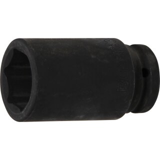 BGS technic Kraft-Steckschlüssel-Einsatz Sechskant, tief | Antrieb Innenvierkant 20 mm (3/4") | SW 34 mm