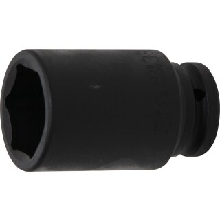 BGS technic Kraft-Steckschlüssel-Einsatz Sechskant, tief | Antrieb Innenvierkant 20 mm (3/4") | SW 38 mm