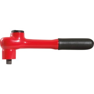 KS-TOOLS 1/2" Umschaltknarre mit Schutzisolierung, 32 Zahn