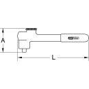 KS-TOOLS 1/2" Umschaltknarre mit Schutzisolierung, 32 Zahn
