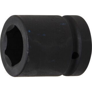 BGS technic Kraft-Steckschlüssel-Einsatz Sechskant | Antrieb Innenvierkant 25 mm (1") | SW 30 mm