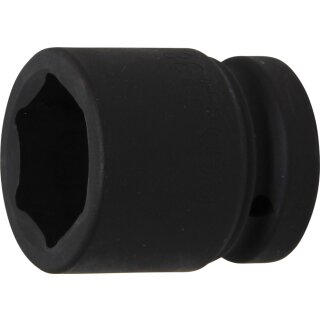 BGS technic Kraft-Steckschlüssel-Einsatz Sechskant | Antrieb Innenvierkant 25 mm (1") | SW 38 mm