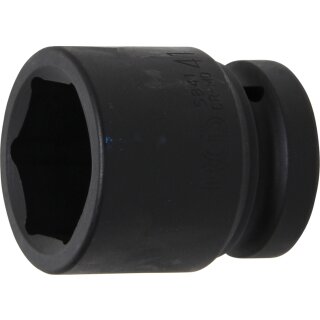 BGS technic Kraft-Steckschlüssel-Einsatz Sechskant | Antrieb Innenvierkant 25 mm (1") | SW 41 mm