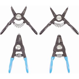 BGS technic Sprengringzangen-Satz | für kleine Sprengringe | 80 mm | 4-tlg.
