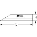 KS-TOOLS Präzisions-Haarlineal, 600mm