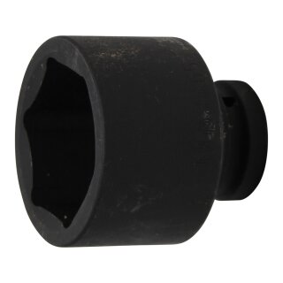 BGS technic Kraft-Steckschlüssel-Einsatz Sechskant | Antrieb Innenvierkant 25 mm (1") | SW 65 mm