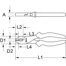 KS-TOOLS BERYLLIUMplus Gasrohrzange 210 mm