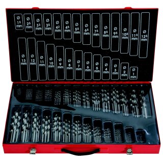 KS-TOOLS HSS-G Spiralbohrer-Satz, 230-tlg., 1-13mm