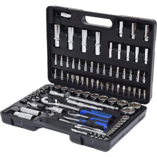 KS-TOOLS 1/4"+1/2" CHROMEplus Steckschlüssel-Satz, 94-tlg.