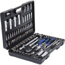 KS-TOOLS 1/4"+1/2" CHROMEplus Steckschlüssel-Satz, 94-tlg.