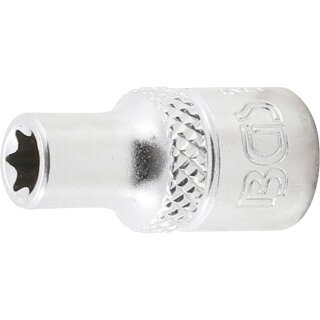 BGS technic Steckschlüssel-Einsatz E-Profil | Antrieb Innenvierkant 6,3 mm (1/4") | SW E6