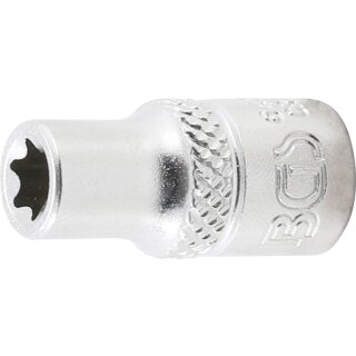 BGS technic Steckschlüssel-Einsatz E-Profil | Antrieb Innenvierkant 6,3 mm (1/4") | SW E7