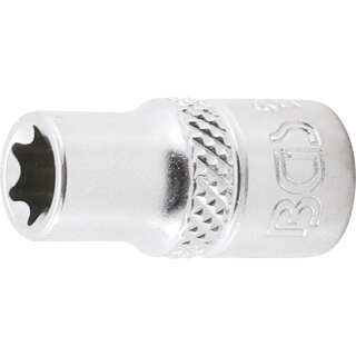 BGS technic Steckschlüssel-Einsatz E-Profil | Antrieb Innenvierkant 6,3 mm (1/4") | SW E8