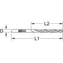 KS-TOOLS HSS-G Co 5 Spiralbohrer kurz, 10,2mm, 10er Pack