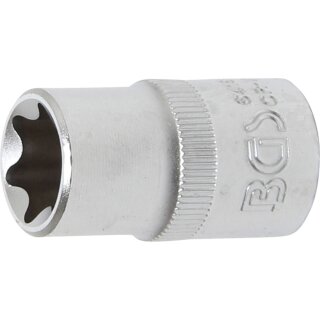 BGS technic Steckschlüssel-Einsatz E-Profil | Antrieb Innenvierkant 12,5 mm (1/2") | SW E18
