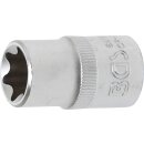 BGS technic Steckschlüssel-Einsatz E-Profil | Antrieb Innenvierkant 12,5 mm (1/2") | SW E18