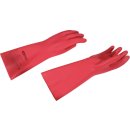 KS-TOOLS Elektriker-Schutzhandschuh mit Schutzisolierung, Größe 10, Stärke 2, Klasse0, rot