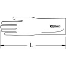 KS-TOOLS Elektriker-Schutzhandschuh mit Schutzisolierung, Größe 10, Stärke 2, Klasse0, rot