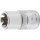 BGS technic Steckschlüssel-Einsatz E-Profil | Antrieb Innenvierkant 6,3 mm (1/4") | SW E11