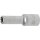 BGS technic Steckschlüssel-Einsatz E-Profil, tief | Antrieb Innenvierkant 12,5 mm (1/2") | SW E12