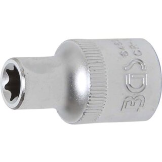BGS technic Steckschlüssel-Einsatz E-Profil | Antrieb Innenvierkant 12,5 mm (1/2") | SW E10