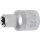 BGS technic Steckschlüssel-Einsatz E-Profil | Antrieb Innenvierkant 12,5 mm (1/2") | SW E11