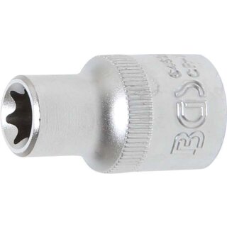 BGS technic Steckschlüssel-Einsatz E-Profil | Antrieb Innenvierkant 12,5 mm (1/2") | SW E12