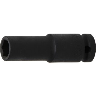 BGS technic Kraft-Steckschlüssel-Einsatz Sechskant, tief | Antrieb Innenvierkant 12,5 mm (1/2") | SW 13 mm